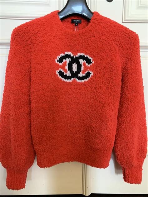 chanel knitted sweater|chanel sweater for women.